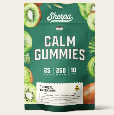 Sherpa Calm Tropical Green Kiwi | 25mg D9